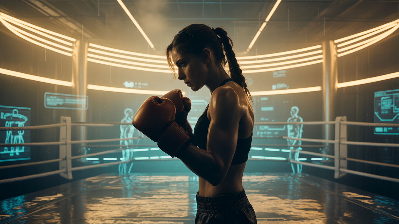 Image générée pour: Boxe Femme : 10 Bienfaits Qui Vont Vous Convaincre de Commencer
