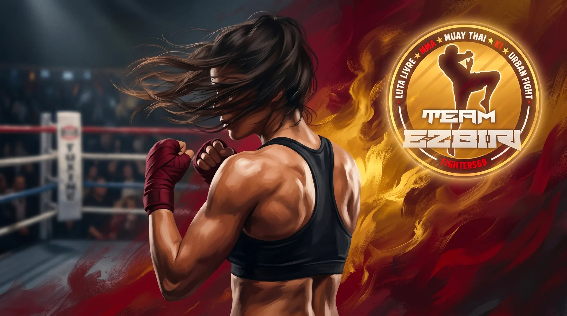 Cours de MMA 100 pourcent feminin a Lyon Villeurbanne chez Team Ezbiri