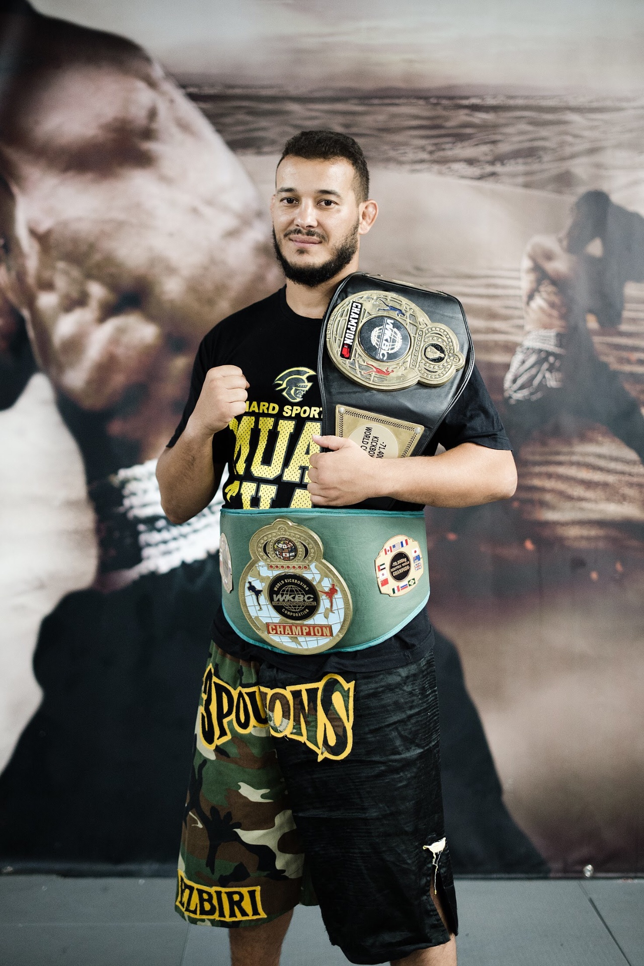 Fouad Ezbiri, quadruple champion du monde de boxe